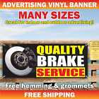 Brake Service Repair Advertising Banner Vinyl Mesh Sign Auto Repair Shop Garage