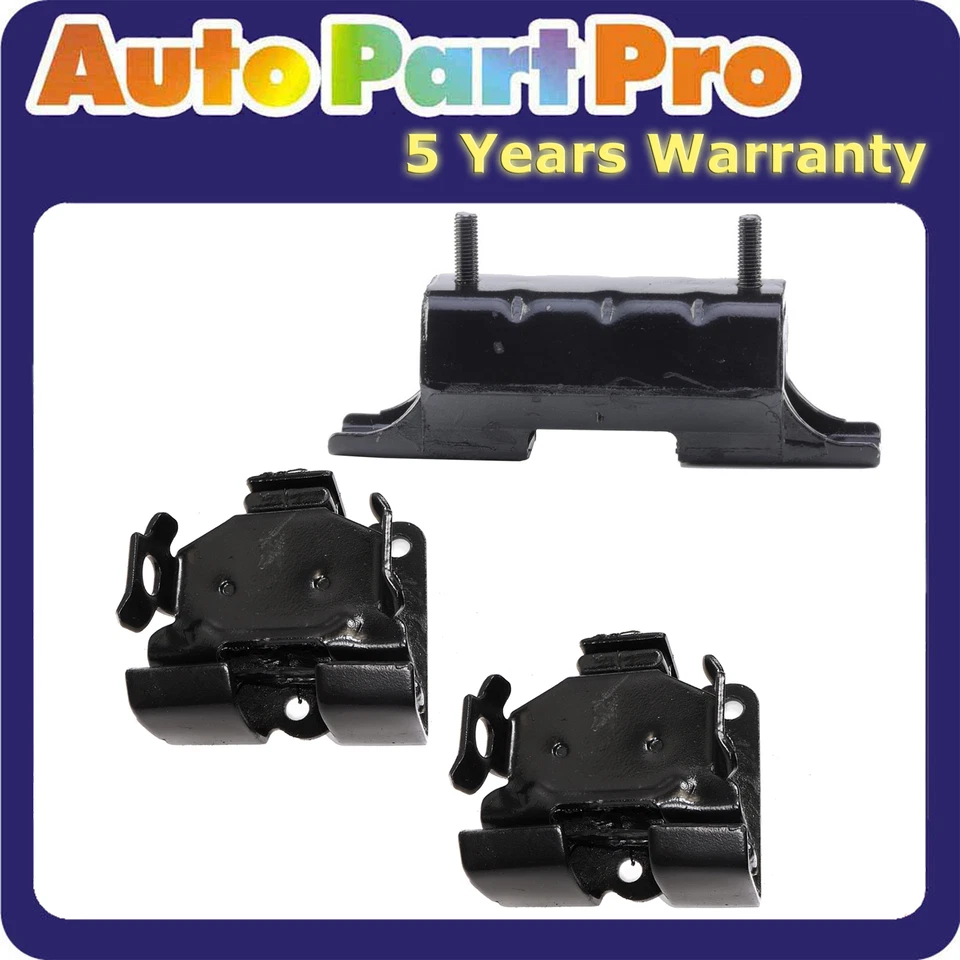 For 1996-2004 Chevrolet S10 4.3L 4WD Engine Motor & Trans. Mount Set 3pcs — 第 1/4 张图片