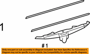 85242-35040 Toyota Blade, rr wiper 8524235040, New Genuine OEM Part - Picture 1 of 3