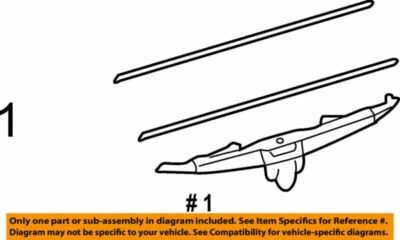 85242-35040 Toyota Blade, rr wiper 8524235040, New Genuine OEM Part - Image 1 of 3