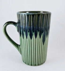 WCL Tazza da caffè 12 once ceramica testurizzata blu e verde - Foto 1 di 11
