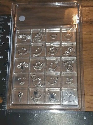 Acrylic, See-through, Different Faces, Provo Craft,rubber Stamp Set,(Bx321)  - Image 1 of 4