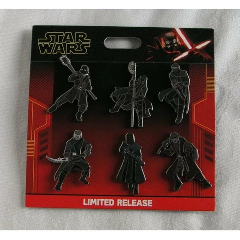 Star Wars: The Rise of Skywalker- Knights of Ren Booster Pack pin set Limited Ed Cover