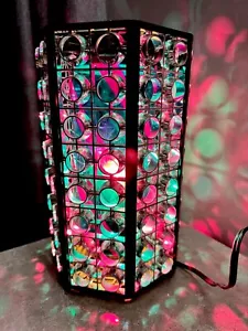 Vintage NOS USSR Disco Lampe Romantisch Souvenir Action Lampe Mid Century Deko - Bild 1 von 14