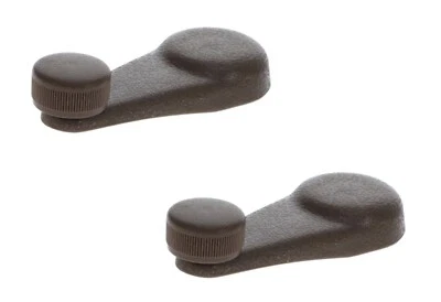 2 x Window Crank Handle Brown Handles for 1997 thru 2009 Isuzu FTR FVR FXR FRR — 第 1/2 张图片