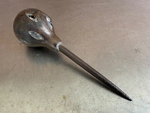 Vintage/Antique Brass Handle Awl Ice Pick 2" Dia. 12 oz. - Picture 1 of 16