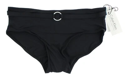 Parte inferior de bikini hipster para mujer Calvin Klein K44613, traje de baño, cinturón delantero, forrado Foto 1 de 4