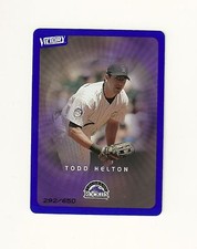 2003 Upper Deck Victory Tier 3 Blue #34 Todd Helton /650 Colorado Rockies