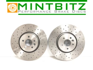GELOCHTE PERFORMANCE BREMSSCHEIBEN VORNE FÜR JAGUAR XF X260 2.0 2.0 D 3.0 S 350mm - Bild 1 von 2