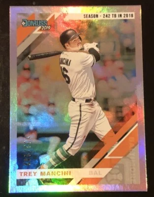 2019 Donruss #153 TREY MANCINI SP #d 106/242! ORIOLES - Image 1 of 2