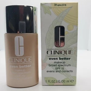 CLINIQUE Even Better Makeup Broad Spectrum SPF 15 (31 Spice D-N) 6MNY-31 - Picture 1 of 6