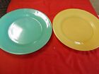 Great Vintage ANCHOR HOCKING ? Two 9" DINNER PLATES