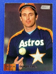 #75 Nolan Ryan Topps Stadium Club 2020 béisbol Houston Astros - Imagen 1 de 2