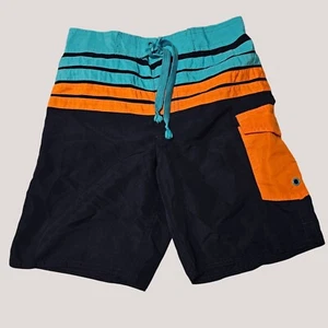 725 Originals Swim Shorts With Side Pocket & Drawstring Waist Boys Size 10 - Picture 1 of 3