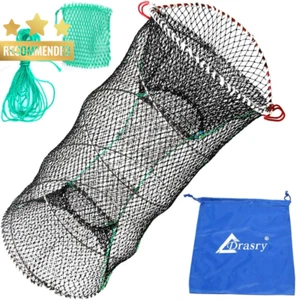 Portable Collapsible Crab Trap, Bait Lobster Crawfish Shrimp Net, 23.6"x11.8" - Picture 1 of 12