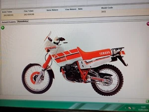 KIT AUFKLEBER YAMAHA XT 600Z TENERE' 1988 1990 ORIGINAL NEU SIEHE LISTE - Bild 1 von 4