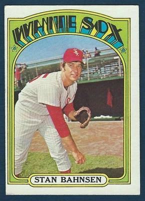 1972 Topps #662 Stan Bahnsen - Chicago White Sox - High # - VGEx/EX - Image 1 of 2