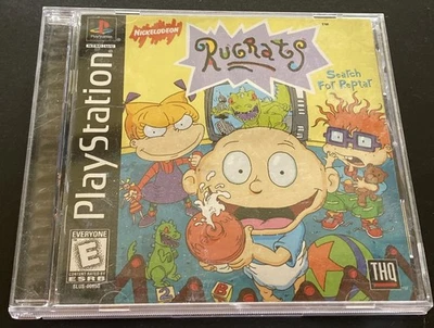 Rugrats: Search for Reptar (Sony PlayStation 1, 1998) PS1 CIB W/ Reg Card - Image 1 of 4
