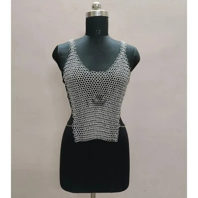 Disfraz Cosplay Top Cota de Malla Acero 10MM Anillo Butted, Oferta Black Friday Foto 1 de 4