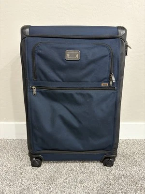 TUMI ‘Alpha 2’ Navy Blue Nylon Medium Trip Suitcase - 22567NVYD2 - Image 1 of 4