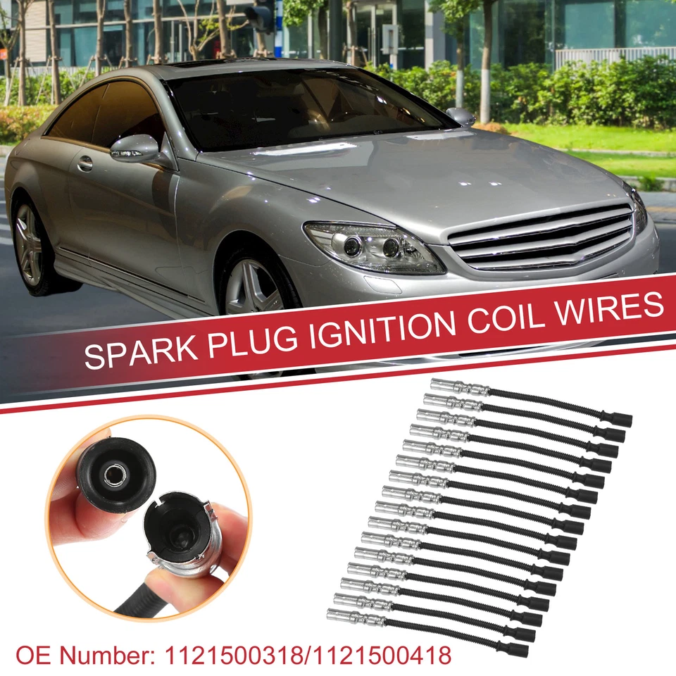 16pcs Spark Plug Wire Ignition Coil Cable No.1121500318 for Mercedes-Benz C CLK - Image 1 of 4
