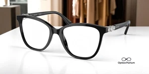 SWAROVSKI SK2020F 1001 Schwarz Demogläser 55mm Damen Brille - Bild 1 von 8