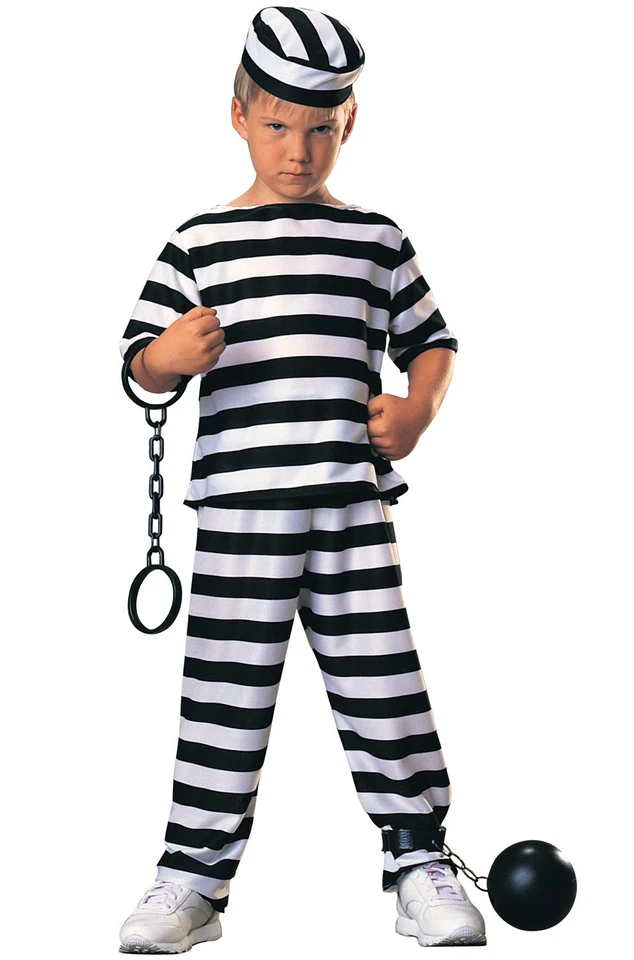 Prisoner Boy Convict Child Costume - Image 1 of 1