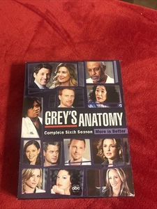 Grey's Anatomy DVD Complete Sixth Season More Is Better In Excellent Condition - Picture 1 of 7