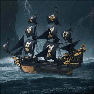 3D Holzpuzzle Segelschiff Bausatz DIY Modellschiff für Erwachsene Jugend Deko... - Bild 1 von 4