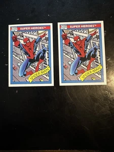 1990 Impel Marvel Universe Serie 1 Black Spider-Man Karten #29 - LOT OF 2 - Bild 1 von 2