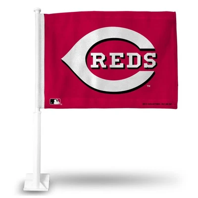 MLB CINCINNATI REDS BANDERA COCHE Foto 1 de 3