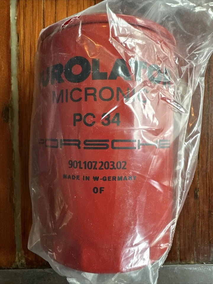 Filtro de aceite Purolator original para Porsche 911 72-89 90110720302 PC 34 Foto 1 de 4