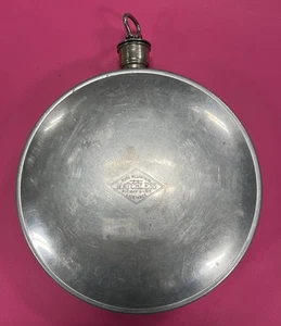 Antique WWI era MATCHLESS Pure Aluminum canteen , pat. May 4, 1915 w Unique Top - Picture 1 of 6