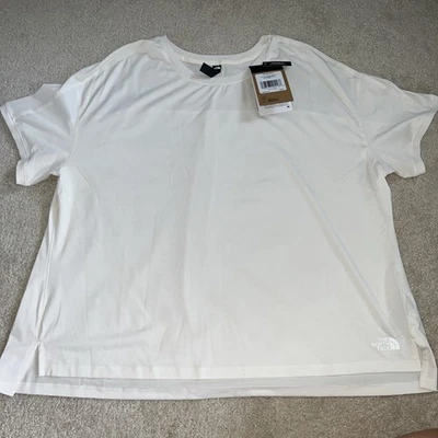 NUEVO CON ETIQUETAS Camiseta Top Para Mujer The North Face 2XL Marfil Dawndream FlashDry Foto 1 de 4