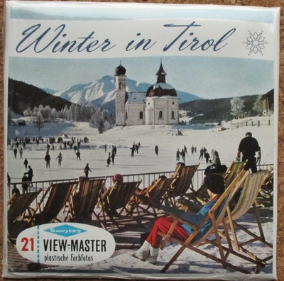 3 VIEW-MASTER 3D BILDSCHEIBEN - WINTER IN TIROL - UNGEÖFFNET IN FOLIE - SEALED - Bild 1 von 2