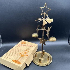 Vintage Rare Christmas Klockspel Carousel Star on Top in Original Box Sweden - Picture 1 of 6