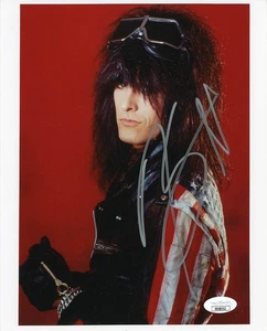 Nikki Sixx Motley Crue 8x10 Foto handsigniert handsigniert JSA - Bild 1 von 1