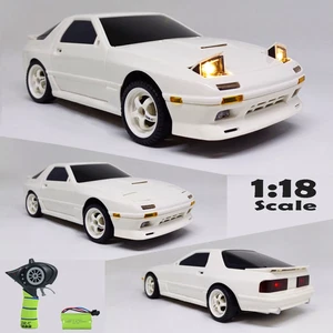 RC Drift Car Gyro Full Proportional Flip Light RWD Remote Control Classic RX7 FC - Picture 1 of 23