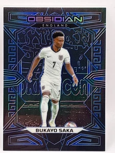 Grabado eléctrico Panini Obsidian 2023-24 azul/20 Bukayo Saka #148 - Imagen 1 de 3