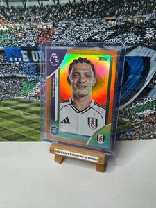 Topps Premier League 2026 Raul Jimenez Fulham Rainbow Foil Orange Parallel 22/25 - Picture 1 of 2