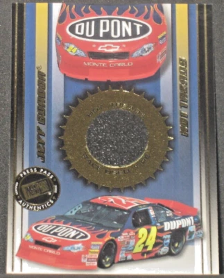 Jeff Gordon 2002 Press Pass Hot Treads Race Used 2001 Tire #HT17 (2239/2425) - Image 1 of 2