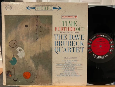Dave Brubeck Quartet Time Further Out Vinyl LP Columbia CS 8490 1st Press 6 Eye - Image 1 of 4
