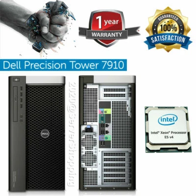 Window 11 Dell Precision  7910 Xeon 8C 10C E5-2650v3 2.30GHz 64GB DDR4 480GB SSD - Image 1 of 4