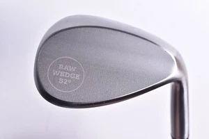 NEW UNBRANDED FORGED RAW RUSTY GAP WEDGE ELEVATE 95G STIFF FLEX STEEL SHAFT 52* - Picture 1 of 6