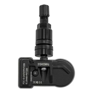 TPMS Programmable Tire Pressure Sensor Black Metal Stem - Picture 1 of 3