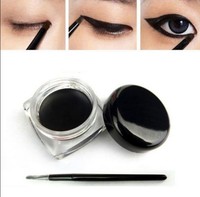 High Black Color Cosmetic Waterproof Eye Liner Eyeliner Shadow Gel Makeup&Brush