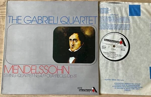 DECCA SDD 469 MENDELSSOHN STRING QUARTET 4/FOUR PIECES LP GABRIELI (1975) EX++ - Imagen 1 de 2