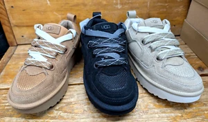 UGG Damen Lowmel Lo Schnür Sneaker 1168890 Chestnut Schwarz Grau - Bild 1 von 7