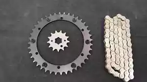 YAMAHA WARRIOR 350 JT SPROCKET & and EK SRO O-RING CHAIN SET 14/40 1989 - 2004 - Picture 1 of 3
