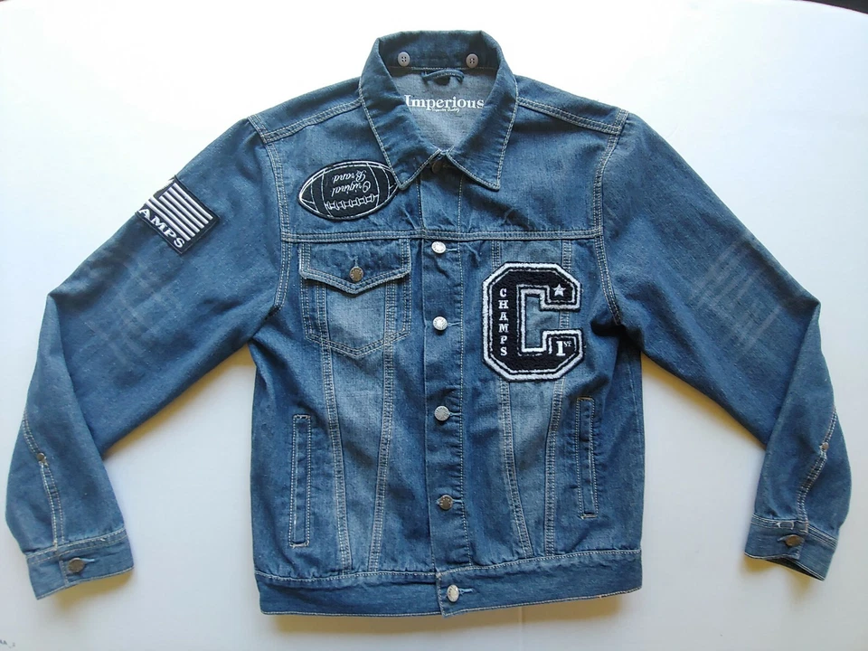 Imperious Denim Mezcla de Algodón Para Hombre Mediano Estilo Universitario Motocicleta Manga Larga Usado en Excelente Condición Foto 1 de 4